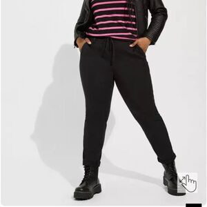 Torrid Pull-On Weekend Straight Stretch Twill Pants